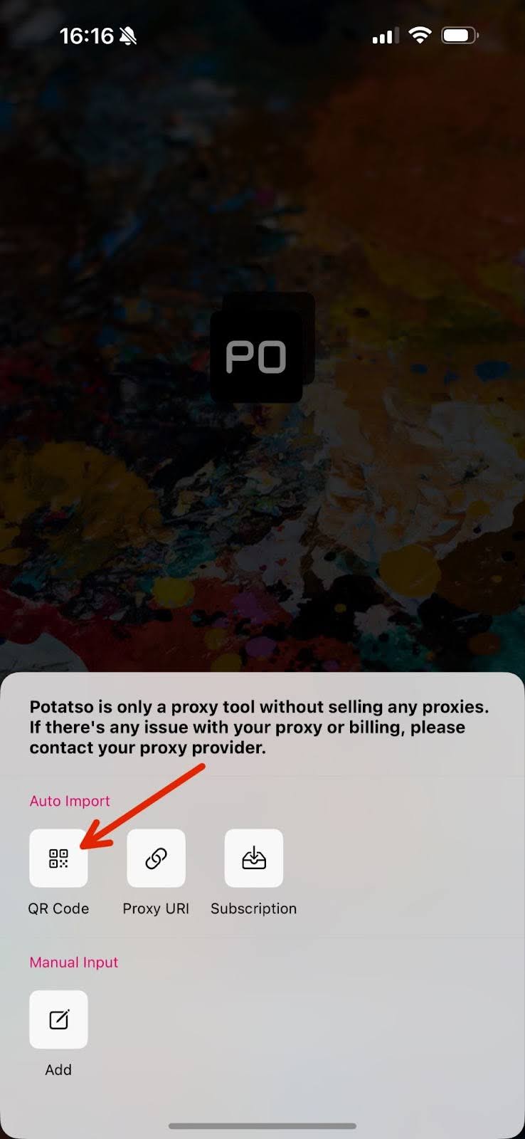 “QR-code” в разделе “Auto Import”.jpg
